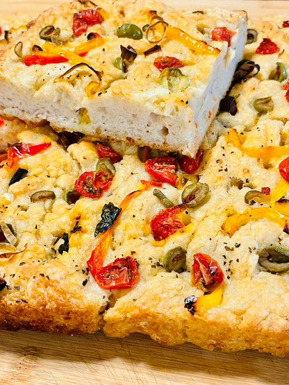 Roasted Vegetable Focaccia